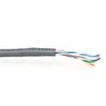 Laidas ACT CAT5E U/UTP PVC vientisas pilkas 305 m