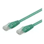 Wentronic Goobay CAT 6 jungiamasis laidas, U/UTP, žalias, 15 m - CCA vario mi&scaron;inys (68450)