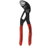 KNIPEX Cobra&reg; vandens siurblio replės 125 mm, 87 01 125, &bdquo;Hightech-Wasserpumpenzange&ldquo;, pilkos spalvos atramentuotos, poliruota galvute, nerūdijančio plastiko danga ant rankenų, reguliuojama padėtimi