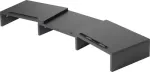 SpeaKa Professional SP-9472624 Monitor Stovas dviems monitoriams iki 32 colių, 20 kg, juodas (SP-9472624)