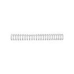 GBC WireBind Spines 3:1 A5 6mm 24L, sidabrinės, 3 lapai, 100 vnt.