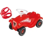 Vaiki&scaron;kas automobilis Simba-Dickie BIG Bobby Car Classic raudonas su Whisper Wheels ir batų priežiūros rinkiniu