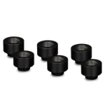 Thermal Grizzly DeltaMate Extender MF10 &ndash; vandens au&scaron;inimo jungtis, juoda, 6 vnt. (TG-DM-FIT-6006)