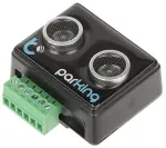 bleBox parkingSensor &mdash; juodas garažo parkavimo jutiklis su RGB LED indikatoriumi