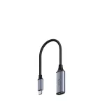 USB-C į HDMI adapteris Cudy UH401 &mdash; 4K 60Hz, HDMI 2.0, vienas ekranas, aliumininis korpusas