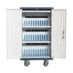 Techly I-CABINET-30DUTY mobilus įrenginių valdymo vežimėlis / spinta balta, mėlyna
