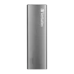 Verbatim Vx500 i&scaron;orinis SSD USB 3.1 Gen 2 480GB, sidabrinis