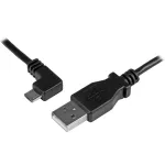 StarTech.com Micro-USB įkrovimo ir sinchronizavimo laidas M/M &ndash; kairysis kampinis Micro-USB &ndash; 24 AWG &ndash; 2 m
