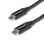 StarTech.com USB-C į USB-C laidas su 5A PD - vyri&scaron;kas/vyri&scaron;kas - 0,5 m - USB 2.0 - USB-IF sertifikuotas