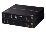 KVM prailgintuvas ATEN True 4K DP/HDMI Optinis KVM 300m &ndash; Siųstuvas ir imtuvas, DisplayPort/HDMI, USB, 300 m