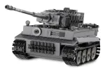 Radijo bangomis valdomas modelis Tankas Tiger CaDA Jamara 1:35, 925 dalių, elektrinis, Li-Ion baterija, 8+