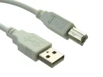 Sandberg USB 2.0 A-B vyri&scaron;kas 0,7 m, baltas