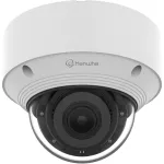 Hanwha Wisenet tinklinis kupolinis fiksuotas vaizdo stebėjimo fotoaparatas, 5 MP, 1/2.8 colio CMOS, 3.2-10 mm, H.265, AI, IR, IK10, IP66
