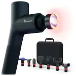 Extralink Massage Gymgun Fit 2.0 Pro masažinis pistoletas, 7 antgaliai, 6 režimai