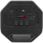 Ne&scaron;iojamas 2.0 garsiakalbis SVEN PS-670, juodas, galia 2x32,5W (RMS), TWS, Bluetooth, FM, USB, microSD, LED ekranas, nuotolinio valdymo pultas, ličio baterija