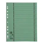 ELBA skiriamasis lapas 400004667 DIN A4 250 g/m&sup2; manila kartonas, žalias