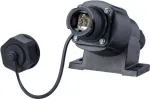 METZ E-DAT Industry IP67 V1 AP + RJ45 lauko lizdo įdėklas Cat.6A Class EA, T568B
