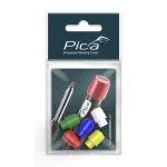 PICA-MARKER Pica Accessory Set spalvoti dangteliai, skirti Pica-Dry