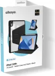 ALKAYA Lucid 360 iPad Case, skirta iPad 10th Generation (10,9 colio, 2022) &ndash; Juoda (CS-40002)