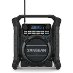 Sangean U-4 DBT+ (Utility 40) ne&scaron;iojamas DAB+/FM radijo imtuvas su Bluetooth, juodas