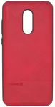 Evelatus Xiaomi Redmi 5 Plus TPU Case 1 su metaline plok&scaron;tele (suderinamas su magnetiniu laikikliu automobilyje) Raudona