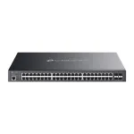 TP-Link Omada SG3452XMPP valdomas L2+ tinklo jungiklis, 48 prievadų PoE, Gigabit Ethernet (10/100/1000), 1U, juodas