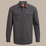 Craghoppers NosiLife Adventure LS Shirt III - Black Pepper, dydis M