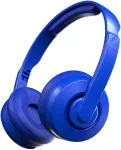 Skullcandy Cassette belaidės ausinės ant ausų, mėlynos