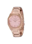 Pierre Cardin Moteri&scaron;kas Kvarcinis Analoginis Laikrodis CF.1008.MR 32mm Rožinio Aukso Spalvos Nerūdijančio Plieno Tinklelis
