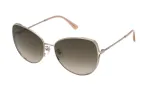 NINA RICCI Moteri&scaron;ki Akiniai nuo Saulės SNR302-600A32 Havana/Ruda Vėžlio Kiauto Rėmelis, Rudi Gradientiniai Lę&scaron;iai 60/16/135 mm