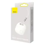 Baseus Home Intelligent T2 Pro raktų ir daiktų ie&scaron;kiklis su raktų pakabuku, belaidis, BT 5.0, baltas (FMTP000002)