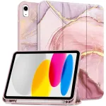 Tech-Protect SC Pen Case, skirta iPad 10.9 (10th Gen, 2022) / iPad 11 (2025), Marble