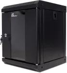 GETFORT WGF06-33EH-WGB 10 inch 6U Sieninis Rack Stovas 300x300mm Juodas