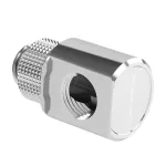 Barrow FBWT90-MR s 90&deg; sukamasis adapteris G1/4 AG į G1/4 IG, sidabrinis
