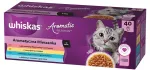 Whiskas Aromatic Selection Mix drėgnas kačių maistas, 40 x 85 g mai&scaron;eliai