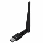 Lanberg NC-0150-WE USB WiFi tinklo adapteris Mini N150, 150 Mbit/s, 1 i&scaron;orinė antena, juodas