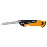 Fiskars Pro Compact Folding Saw, 160 mm a&scaron;menys, du a&scaron;menys, SoftGrip rankena, saugos užraktas