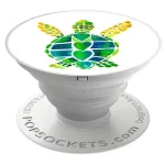 PopSockets PopGrip Turtle Love &ndash; keičiamas telefono laikiklis ir stovas, įvairių spalvų