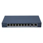 Hikvision DS-3E1310HP-EI(B) valdomas tinklo jungiklis Fast Ethernet (10/100) Power over Ethernet (PoE) pilka
