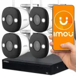 IMOU Zestaw Wi-Fi KIT NVR1104HSW-S2 4-F22FE &ndash; belaidė vaizdo stebėjimo sistema