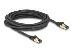 DeLOCK RJ45 Cat.6A S/FTP tinklo kabelis, vyras-vyras, 5 m, juodas