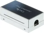 ACT SD6520 Cat6a sidabrinė tinklo sieninė rozetė, 2 prievadų RJ45, visi&scaron;kai ekranuota, įleidžiamo montavimo, paruo&scaron;ta 10G