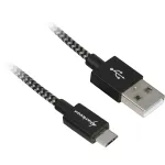USB A&ndash;B laidas Sharkoon 3,0 m su aliuminio pynute