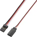 Reely servo prailginimo kabelis, 10 vnt., 100 cm, plok&scaron;čias, 0,14 mm&sup2;, JR/Futaba male to female (RE-6992157)