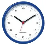 PEWETA Radio valdomas sieninis laikrodis Design Blue 300 mm DCF77 kvarcinis 51.001.216