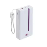 Rivacase VA2312 ne&scaron;iojamas įkroviklis (power bank) 20000 mAh 22,5W baltas