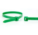 WKK žalios poliamidinės ri&scaron;amosios juostos 300 x 3,6 mm, 100 vnt. paketas 110194571