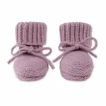 Lodger Slipper merino vilnos kūdikių &scaron;lepetės, rausvos, 0-6 mėn.