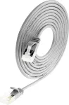 Wirewin PKW-LIGHT-STP-K6A 5.0 Cat 6a U/FTP plonas apvalus komutacinis kabelis, PoE, 5 m, pilkas