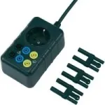 Voltcraft tinklo matavimo adapteris, Schuko ki&scaron;tukas į 4 mm saugos lizdus, apsaugotas nuo prisilietimo